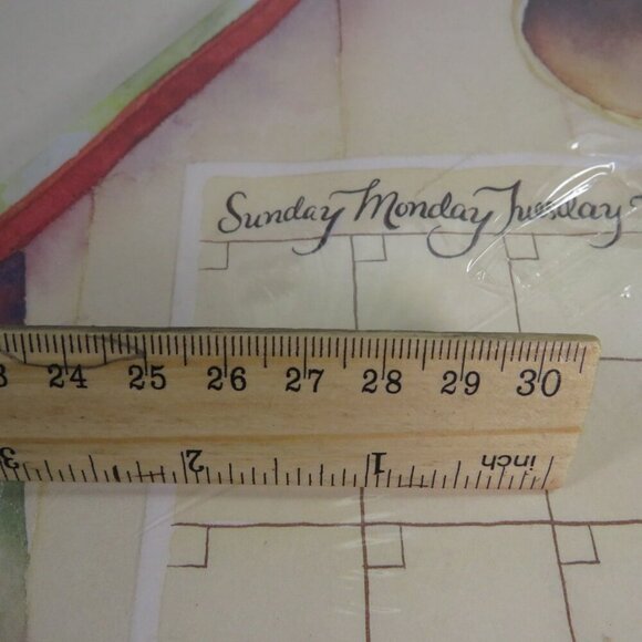 Birdhouse with Blue Bird Spring BLANK calendar Magnetic/hangs/tear off pages - Picture 5 of 7